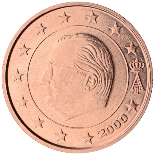 1999 Belgium 2cent 2000