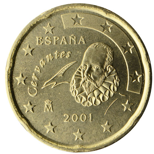 1999 Spain 20cent 2001