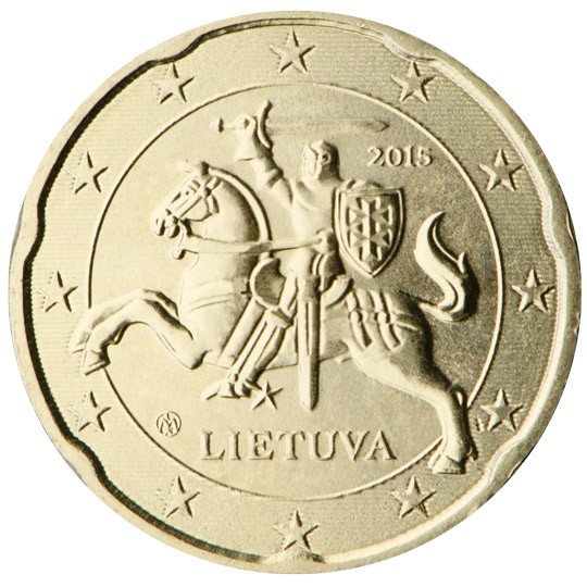 Lithuania 20cent 2015