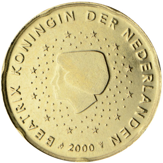 Netherlands 20cent 2000