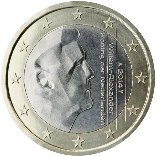 Netherlands 1euro 2014