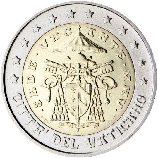 2005 Vaticano 2euro SedeVacante