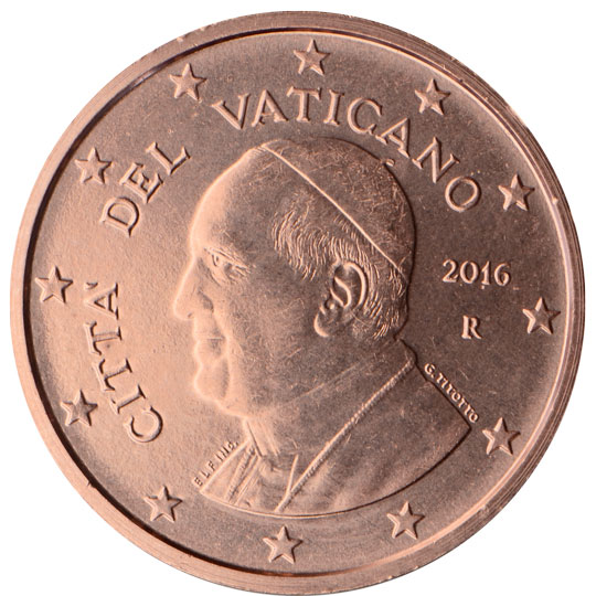 2014 Vatican 2cent 2016