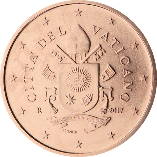 2017 Vatican 1cent 2017