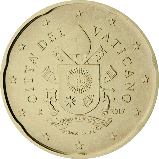 2017 Vatican 20cent 2017