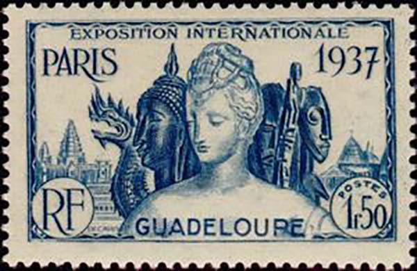 1937 Guadeloupe PO138 Paris International Exposition Issue