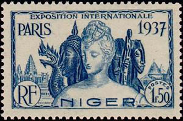 1937 Niger PO62 International Exhibition of Paris
