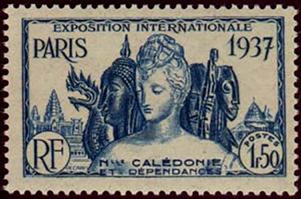 1937 NouvelleCaledonie PO171 International Exhibition of Paris