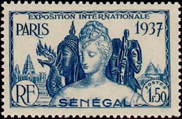 1937 Senegal PO143 International Exhibition of Paris