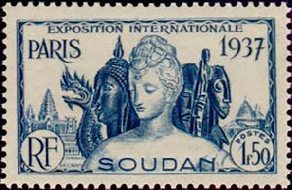 1937 Soudan PO111 Paris International Exposition Issue