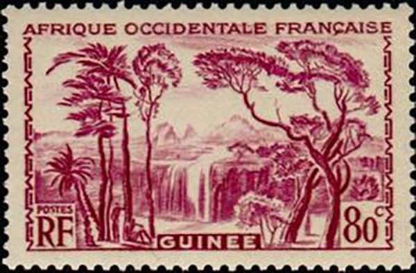 1938 Guinee PO138 Landscape falls