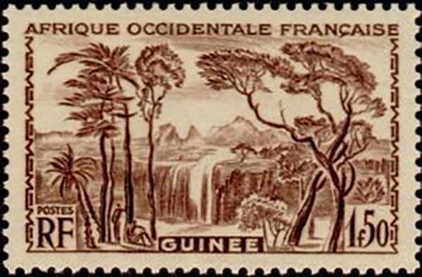 1938 Guinee PO140 Landscape falls